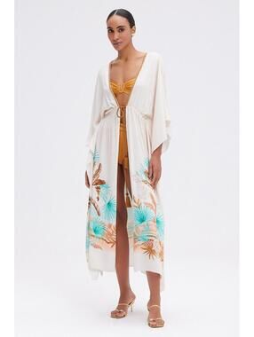PatBo BANANEIRA TROPICAL LONG COVER UP